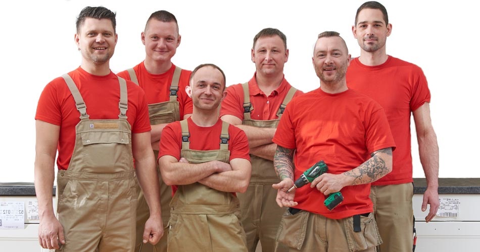 Das Montageteam von Translogistik